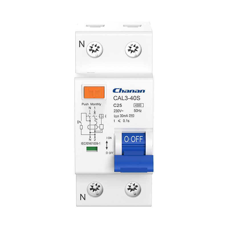 CAL3-40S 4,5-kA-RCBO-Fehlerstromschutzschalter mit Überstromschutz 