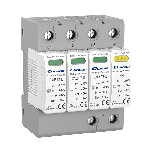 CAU5 AC-Überspannungsschutzgerät Typ 2, Imax 40 kA, AC-SPD der Klasse C
